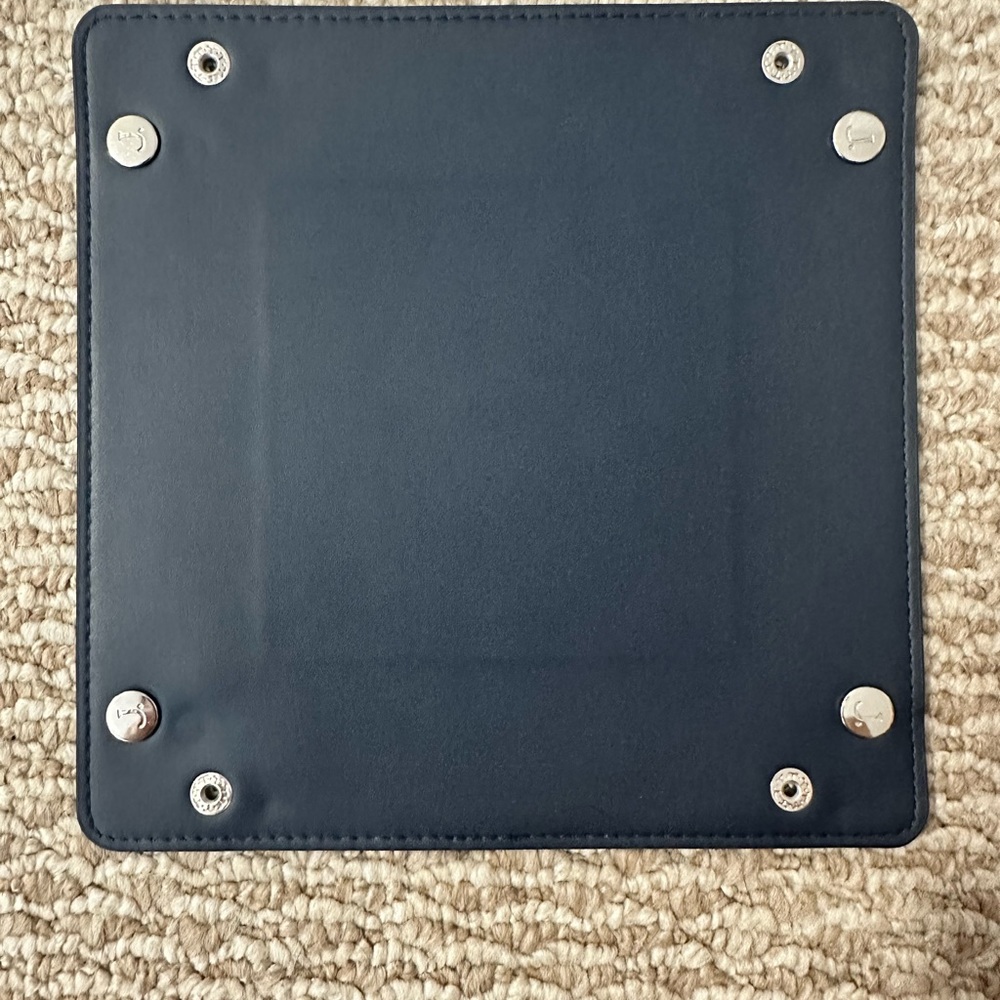 J. Crew leather catchall and coaster set - Picture 7 of 8